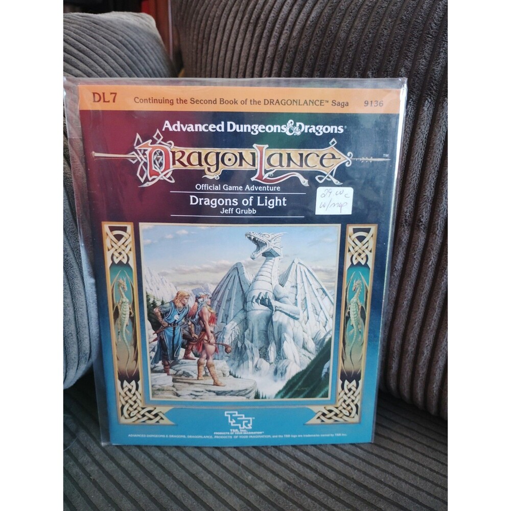 Advanced Dungeons & Dragons  Dragonlance Dragons of Desolation DL7 TSR 9139